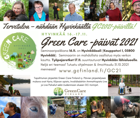 Green Care -päivät 2021